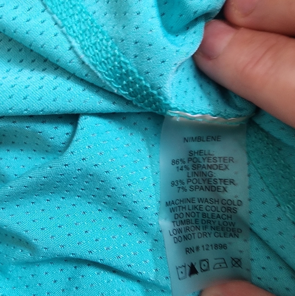 Title Nine Swingtastic Skort Skirt Teal Size 10 Upf50 Tennis Countryclub Active - Picture 6 of 12